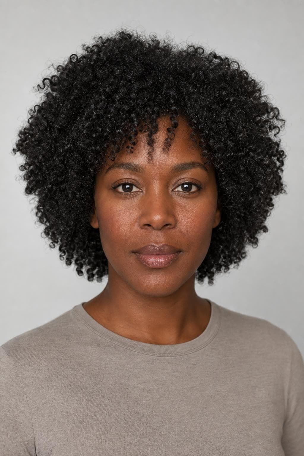 Amina, fictional AI fashion model: woman, in their thirties