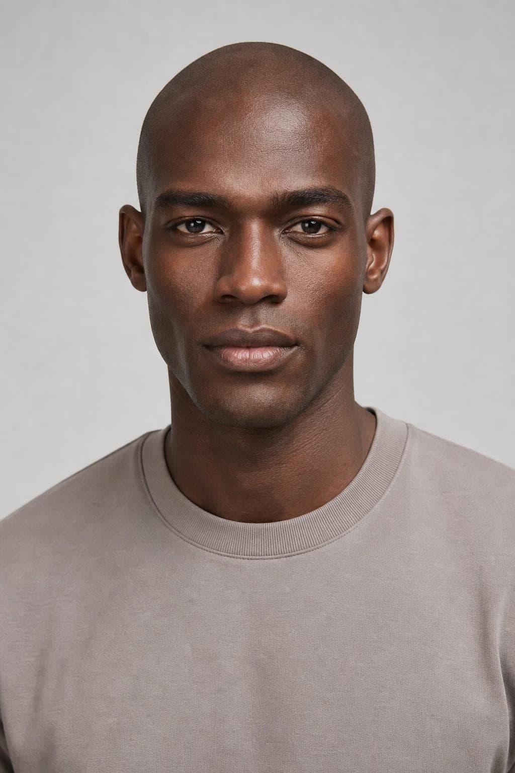 Moussa, fictional AI fashion model: man, in their thirties